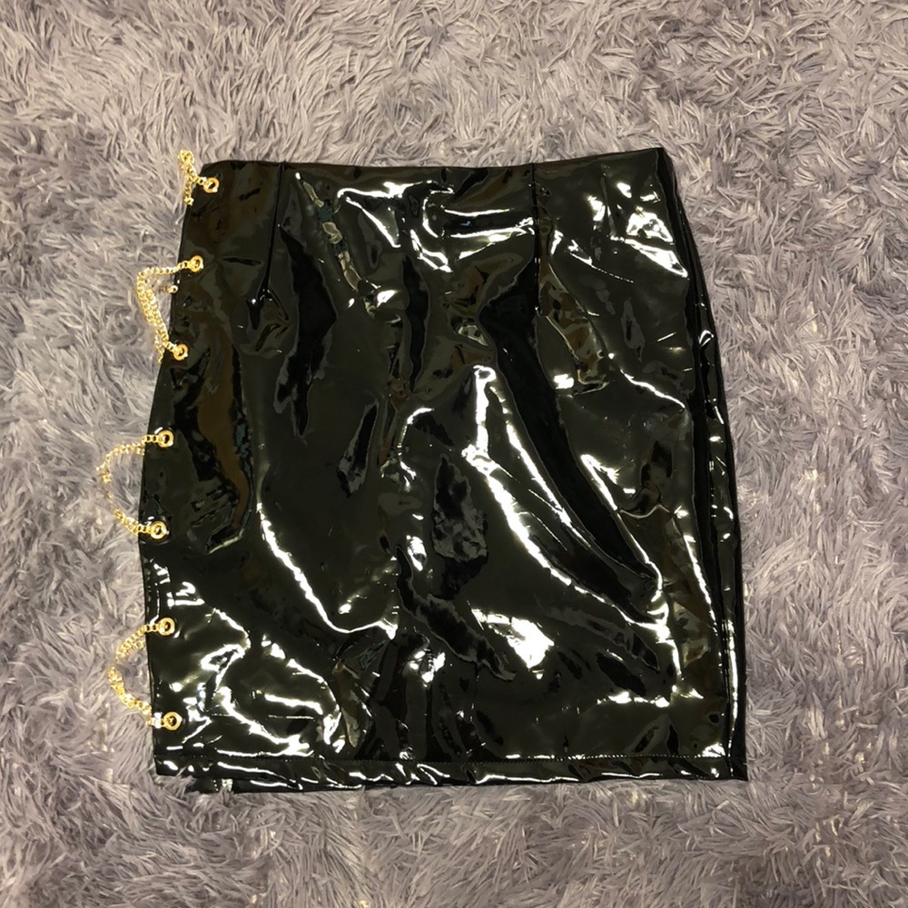 Patent Leather Skirt